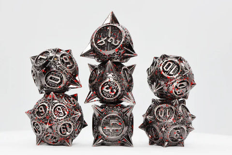 Meteor Storm: Abandoned Station - Metal RPG Dice Set