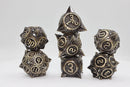 Meteor Storm: Bronze Asteroid - Metal RPG Dice Set