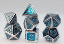 Alchemist Metals: Ice - Metal RPG Dice Set