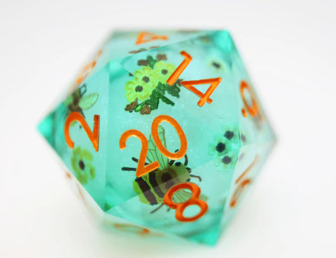 33mm Sharp Edge Liquid Core D20 - Almond Blossoms