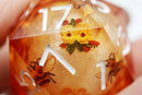 33mm Sharp Edge Liquid Core D20 - Orange Blossoms