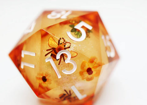33mm Sharp Edge Liquid Core D20 - Orange Blossoms