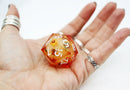33mm Sharp Edge Liquid Core D20 - Orange Blossoms