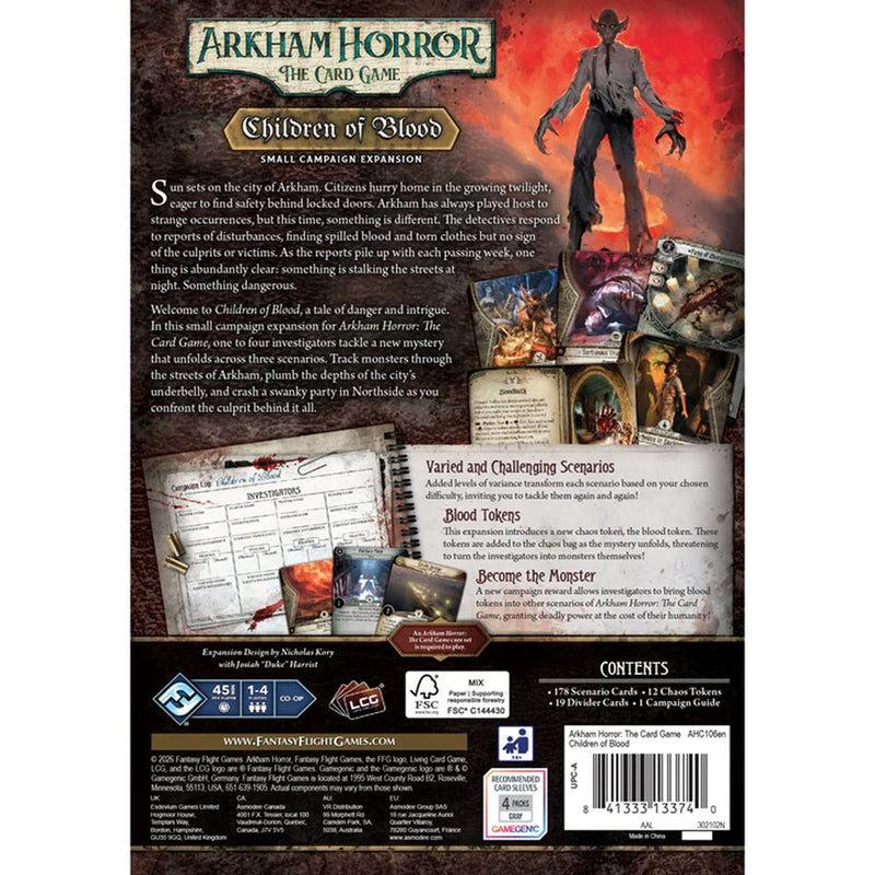 Arkham Horror LCG: Children Of Blood Campaign Expansion