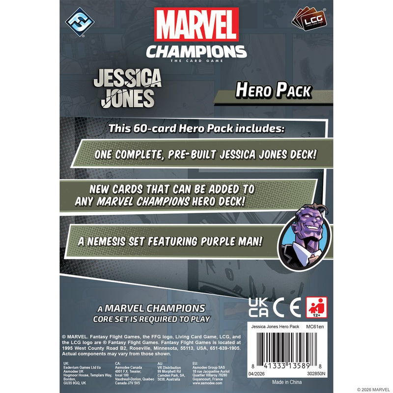 Marvel Champions MC61 Jessica Jones Hero Pack*