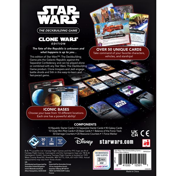 BG Star Wars The Deckbuilding Game: The Clone Wars