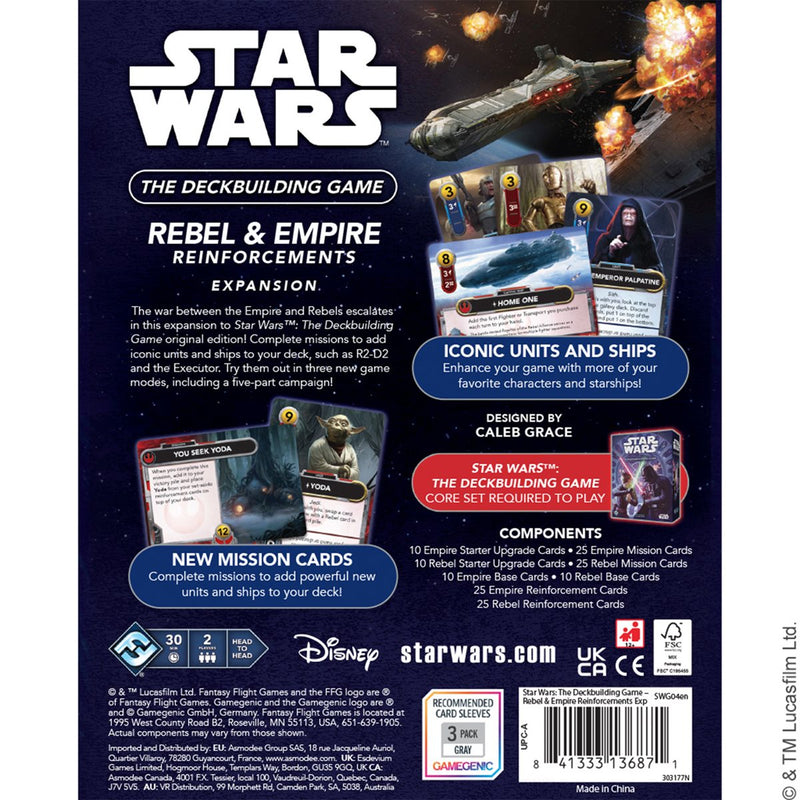 *Pre-Order* BG Star Wars The Deckbuilding Game: Rebel & Empire Reinforcements *Releases Friday, July 24th*