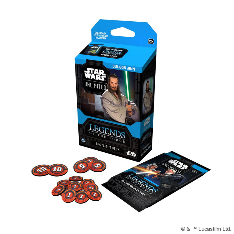 Star Wars Unlimited Legends of the Force Spotlight Deck: Darth Maul and Qui-Gon Jinn