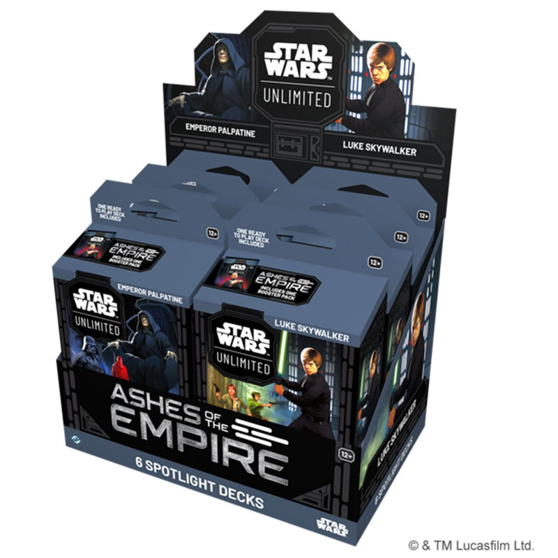 Star Wars Unlimited Ashes of the Empire Spotlight Deck