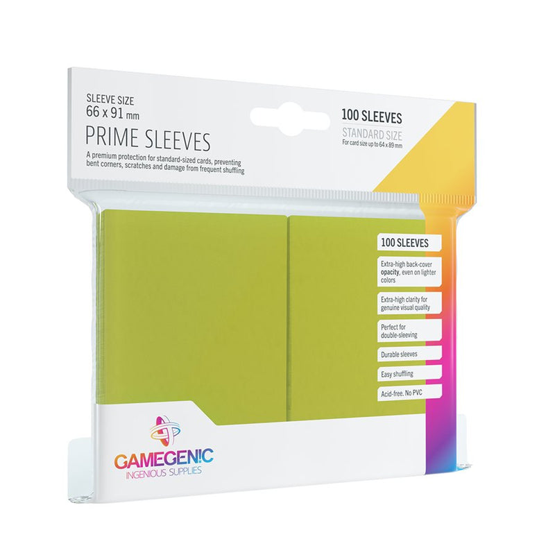 Gamegenic Sleeves: Prime Lime (100)