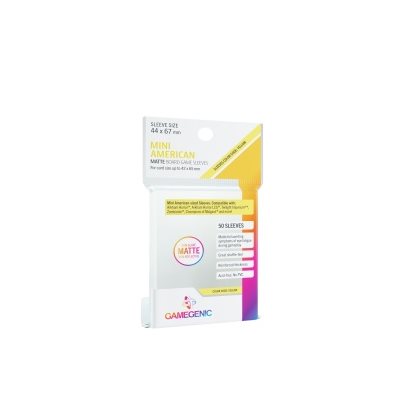 Gamegenic Sleeves: Matte Mini American (50)