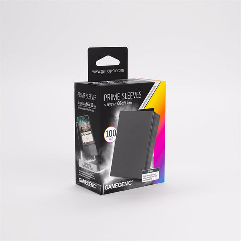 Gamegenic Sleeves: Matte Prime Black (100) (New Packaging)