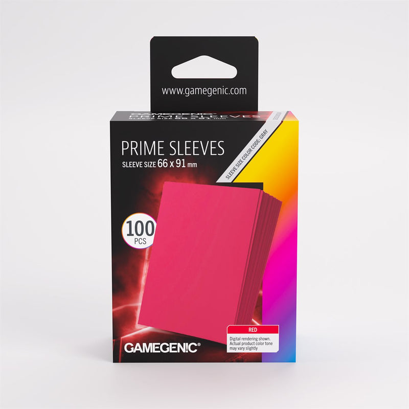 Gamegenic Sleeves: Prime Red (100)