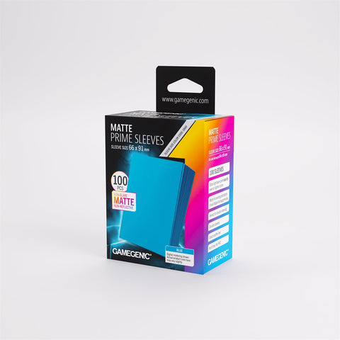 Gamegenic Sleeves: Matte Prime Blue (100) (New Packaging)