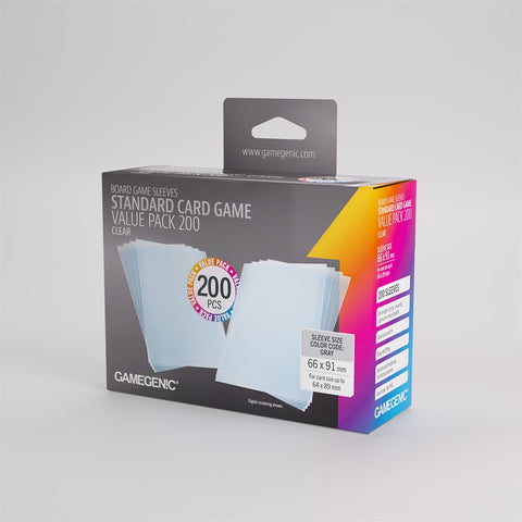 Gamegenic Sleeves: Standard Card Game Value Pack (200) (New Packaging)
