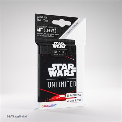 Star Wars Unlimited Art Sleeves Space Red