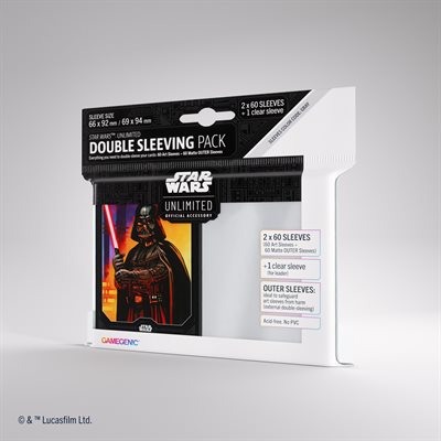 Star Wars Unlimited Art Sleeves Double Sleeving Pack Darth Vader