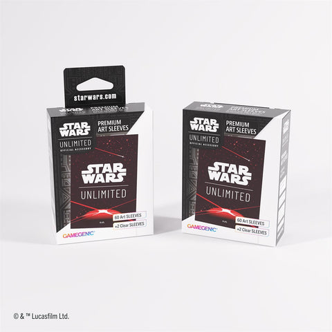 Star Wars Unlimited Art Sleeves Card Back Red