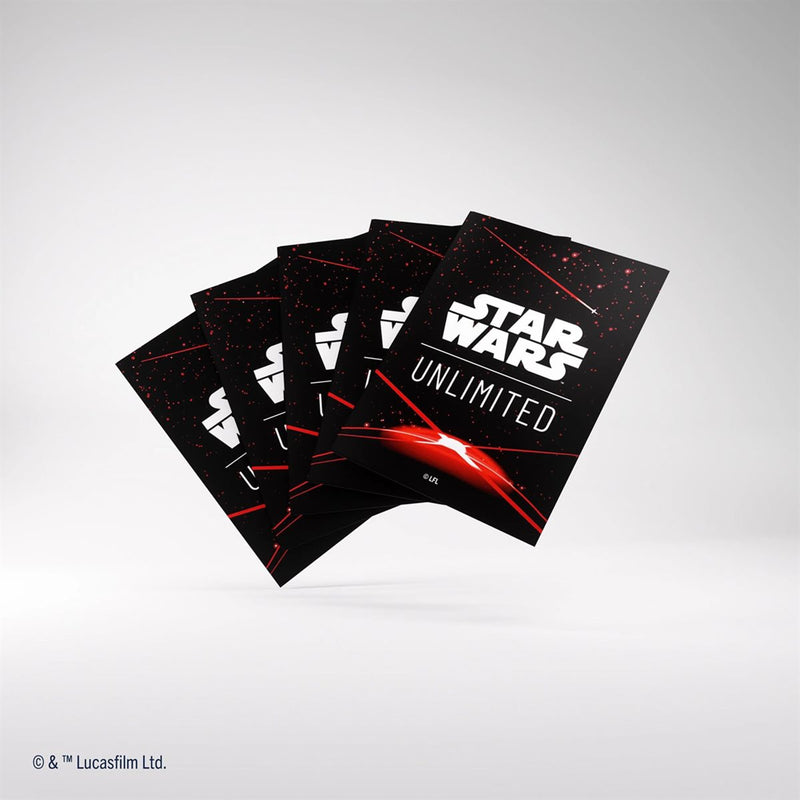 Star Wars Unlimited Art Sleeves Card Back Red