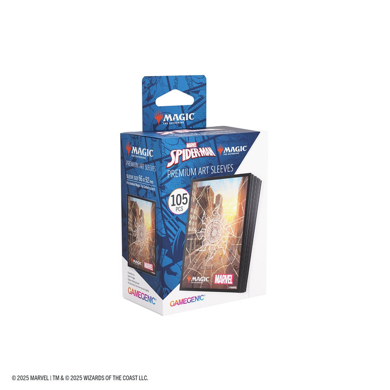 Gamegenic Sleeves: Magic: The Gathering - Marvel's Spider-Man: Art Sleeves: Spider-Man Plains (105)