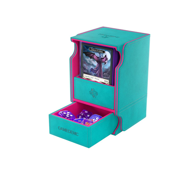 Gamegenic Deck Box: Watchtower Teal/Pink XL (100ct)