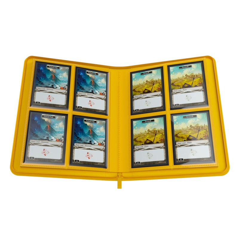 Gamegenic Zip-Up Album: 8-Pocket Yellow