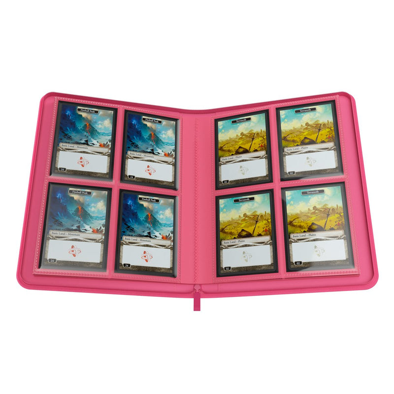 Gamegenic Zip-Up Album: 8-Pocket Pink