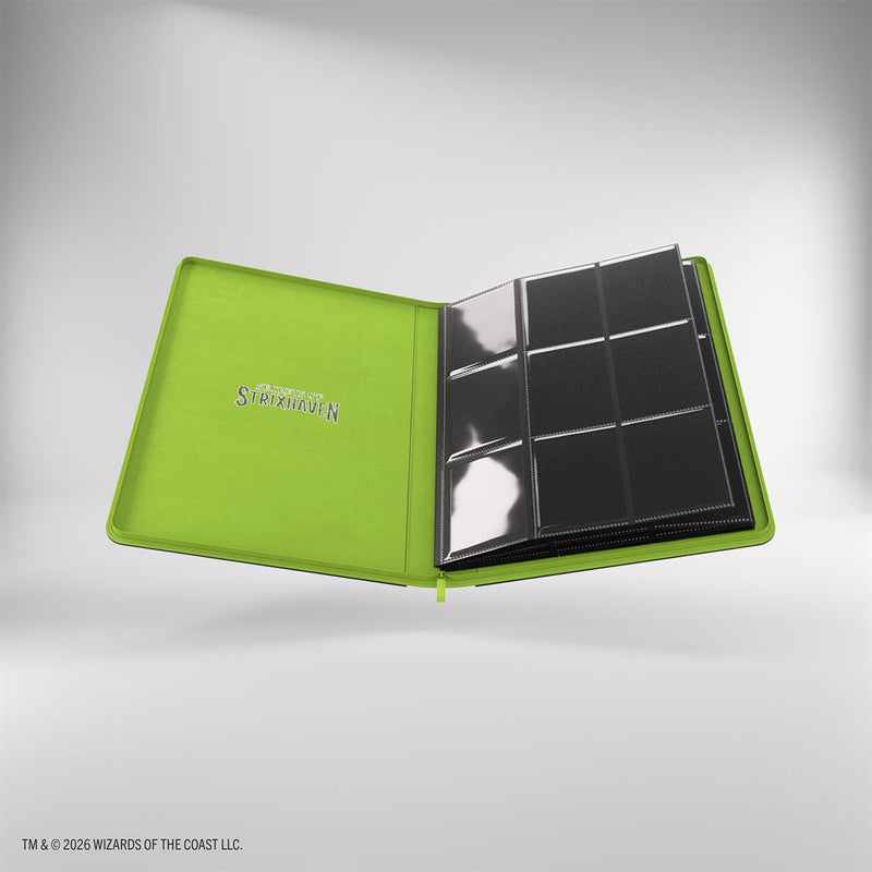 Gamegenic Zip-Up Album: 18-Pocket Secrets Of Strixhaven: Black/Green