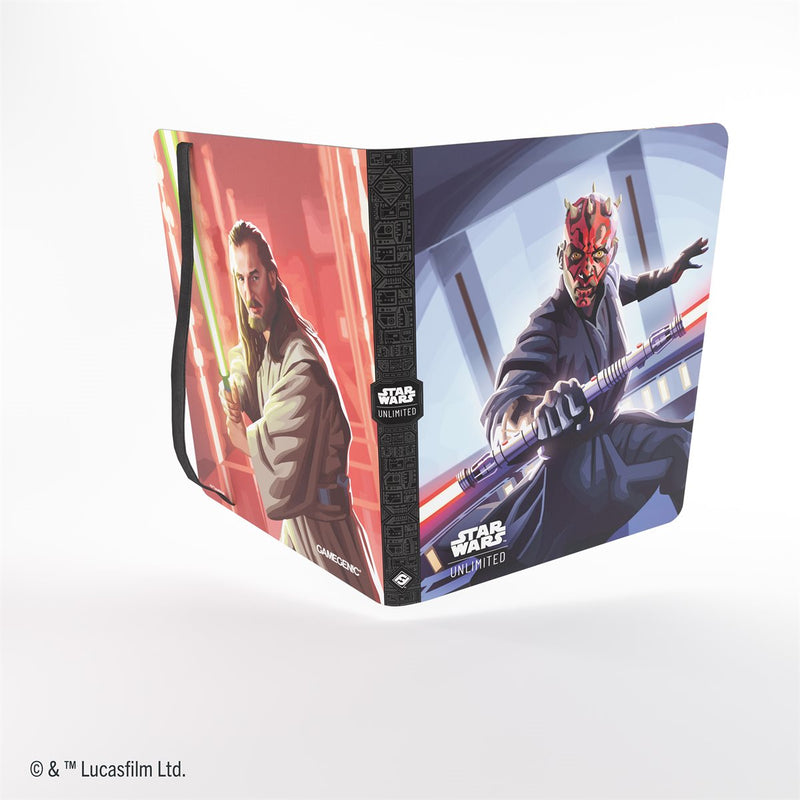 Star Wars Unlimited Album 18 Pocket Qui-Gon Jinn and Darth Maul