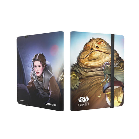 Gamegenic Star Wars Unlimited Album: 18-Pocket Leia Organa & Jabba the Hutt