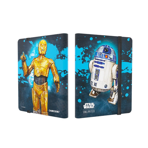 Gamegenic Star Wars Unlimited Album: 18-Pocket C-3PO & R2-D2