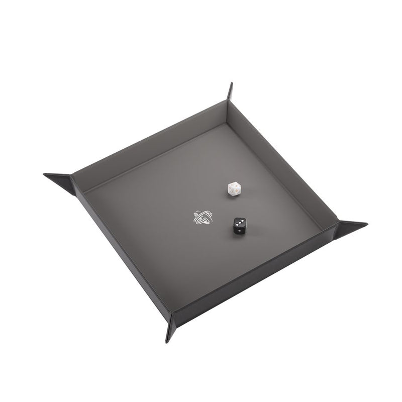 Magnetic Dice Tray Square - Black / Gray