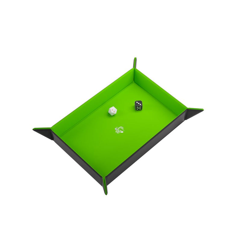 Magnetic Dice Tray Rectangular - Black / Green