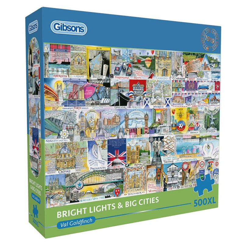 Puzzle Gibson 500 Bright Lights & Big Cities