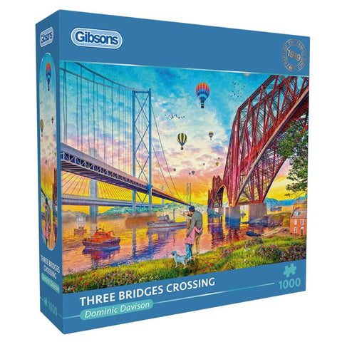 Puzzle Gibsons 1000 Three Bridges Crossing