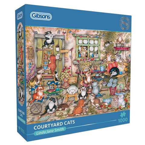 Puzzle Gibsons 1000 Courtyard Cats