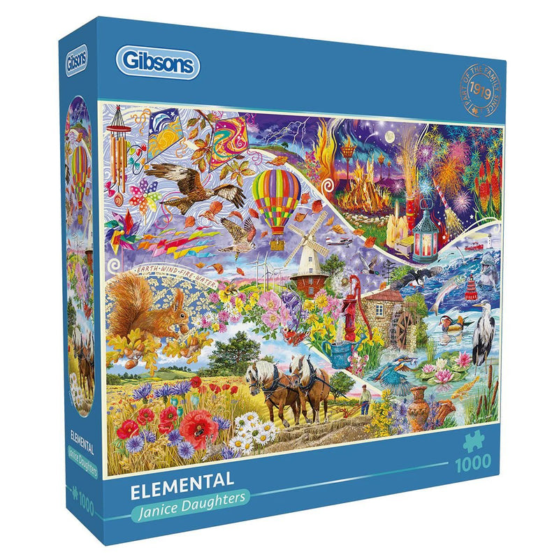 Puzzle Gibsons 1000 Elemental Janice Daughters