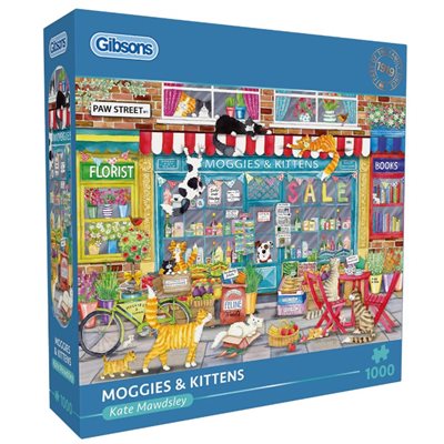 Puzzle Gibson 1000 Piece Moggies & Kittens