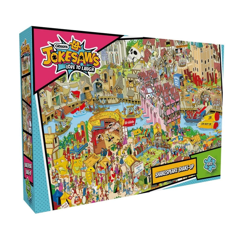 Puzzle Gibson 1000 Jokesaws: Shakespeare Shake-up