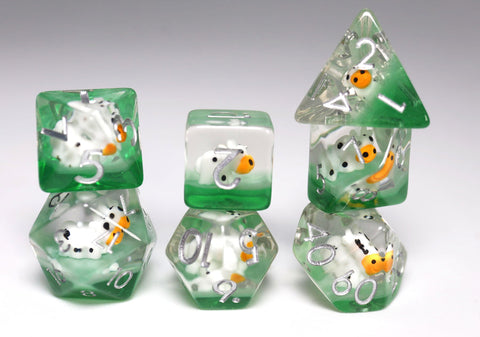 Grazing Cow RPG Dice Set