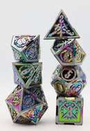 Crossed Swords: Holographic Sword - Metal RPG Dice Set