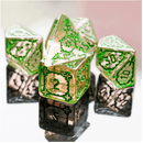 Huge Fluorite Castle RPG Dice Set - 25MM