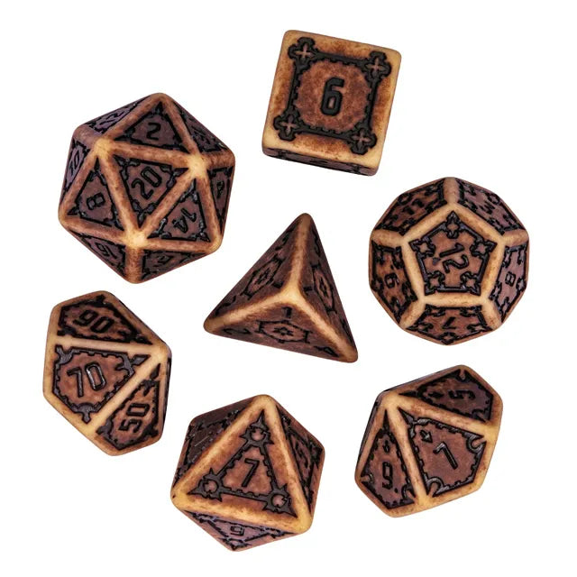 Huge Parchment Castle RPG Dice Set - 25MM