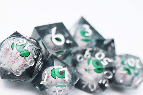 Sharp Edge Moving Eye - Inkshot RPG Dice Set