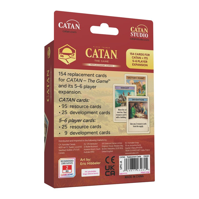Bg Catan 6e: Base Game Cards