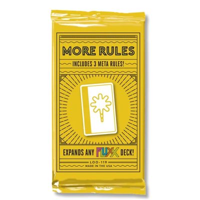 Cg Fluxx More Rules Expansion