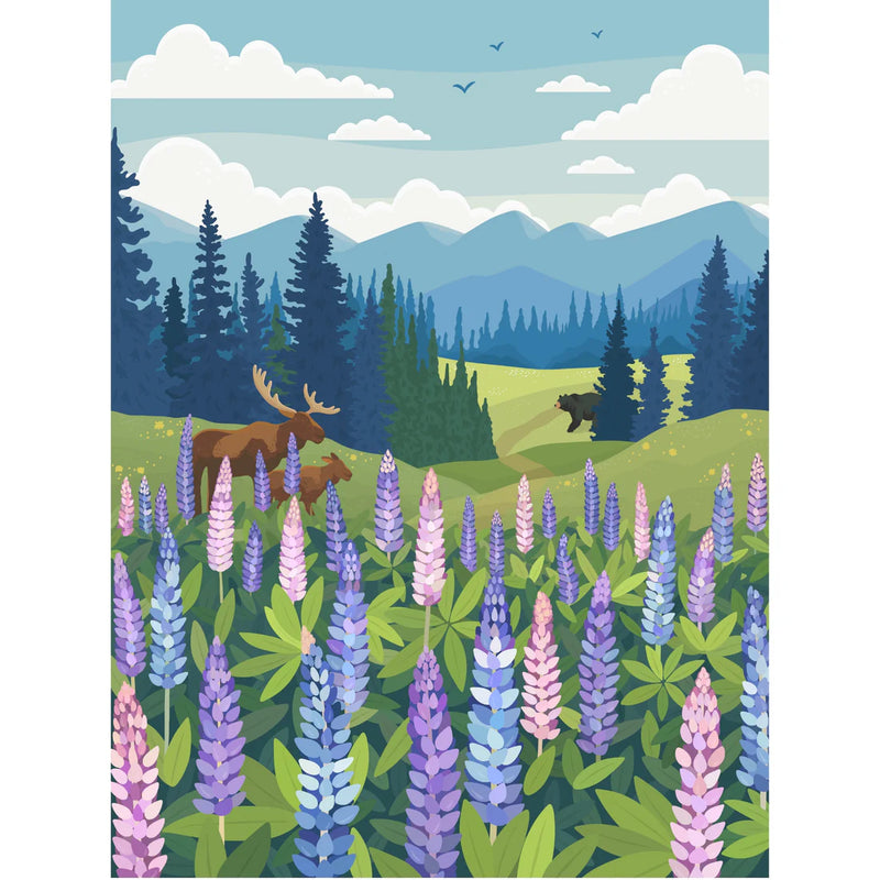 Villager Puzzle 1000 Piece Lupines Meadow