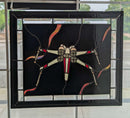 Infinity Art Stained Glass X-Wing