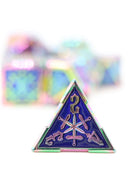 Crossed Swords: Oceanus Treasure Sword - Metal RPG Dice Set