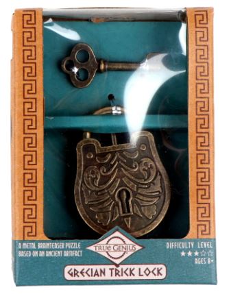 True Genius Logic Puzzles - Grecian Trick Lock